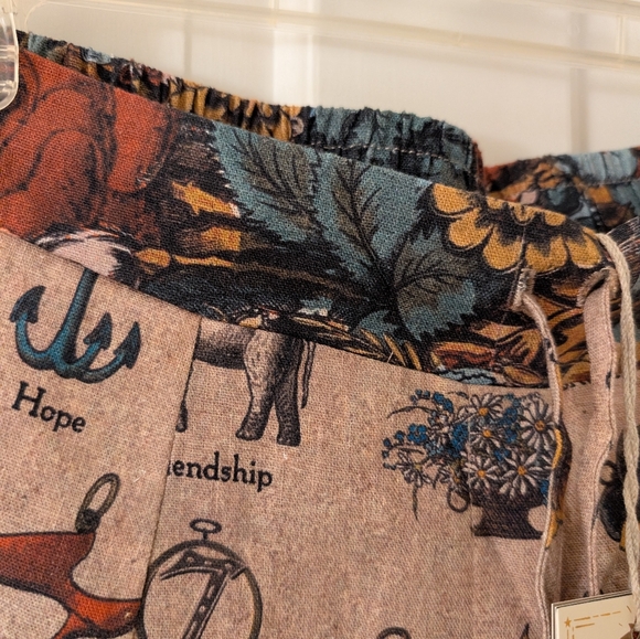 Market Of Stars Linen Lounge Crop Pants - Picture 3 of 11